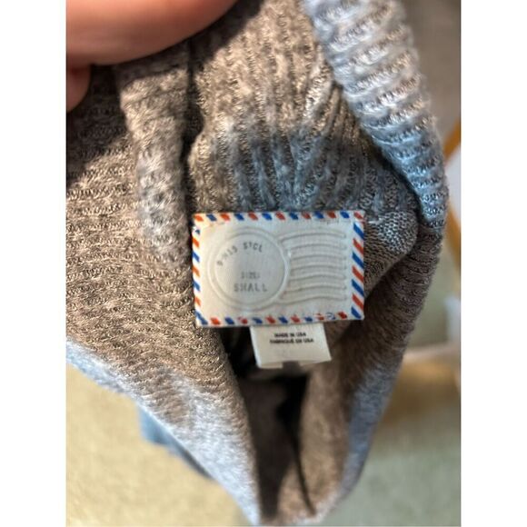 Postmark by Anthropologie ruffle cowl neck tunic top oversized size S - Picture 5 of 10